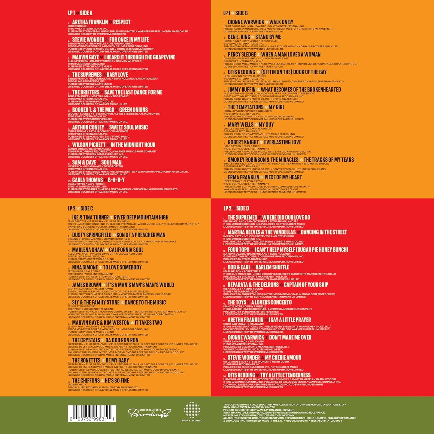 Various - 60s Soul Classics (2LP)