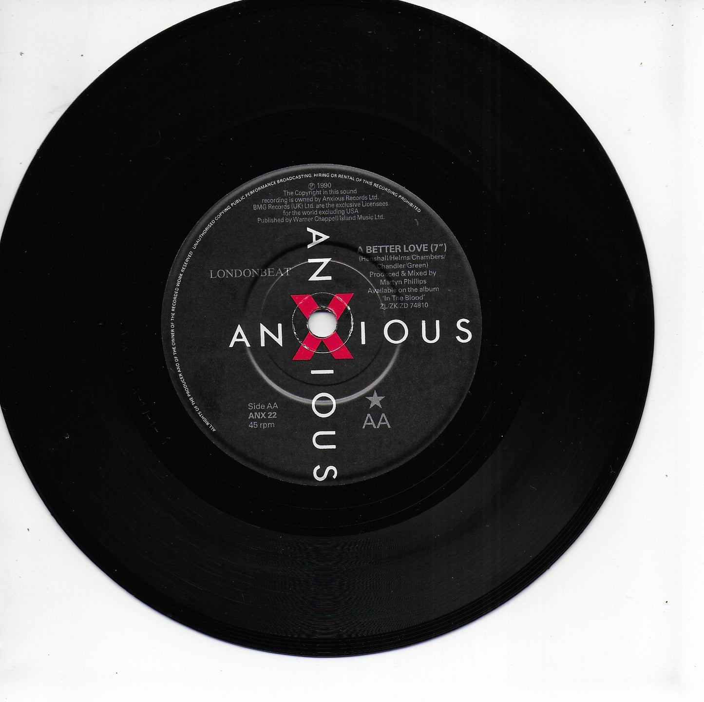 Londonbeat - A better love (Engelse uitgave)