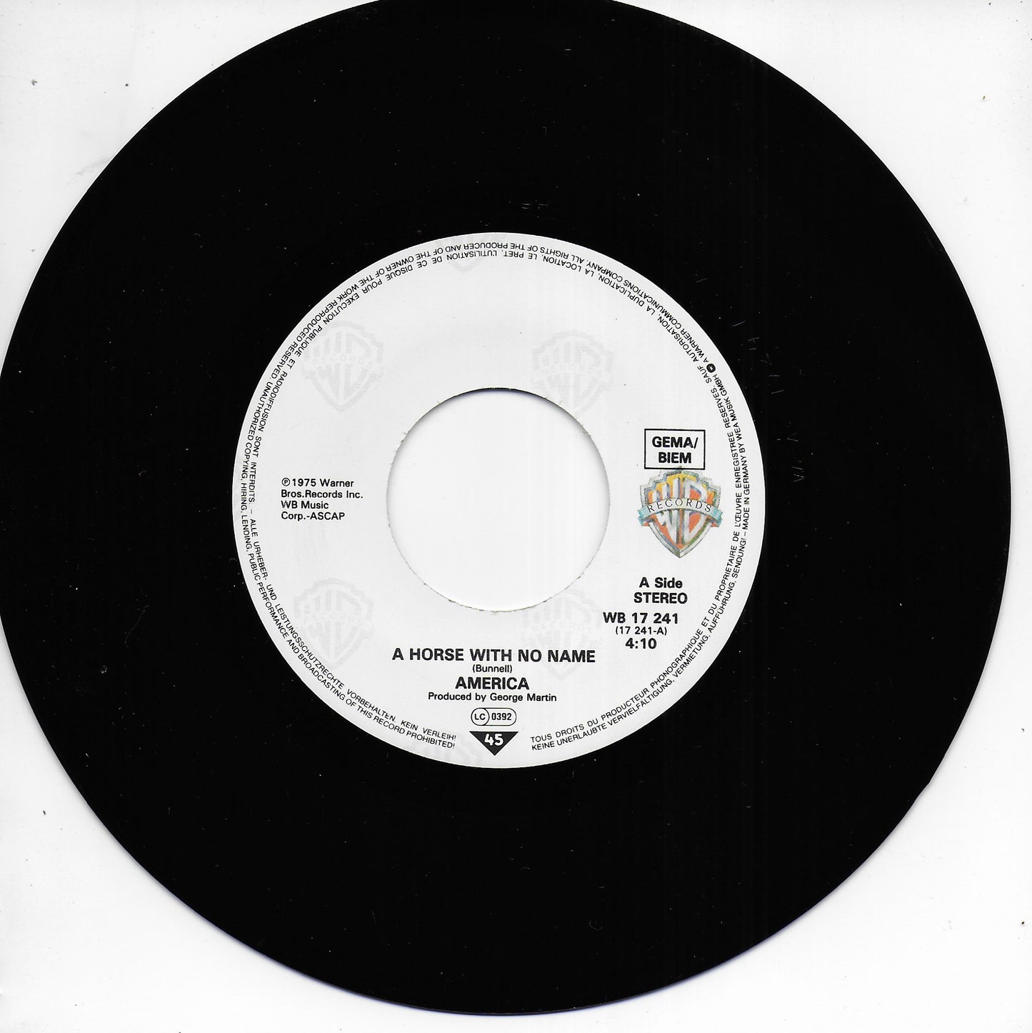 America - A horse with no name / I need you