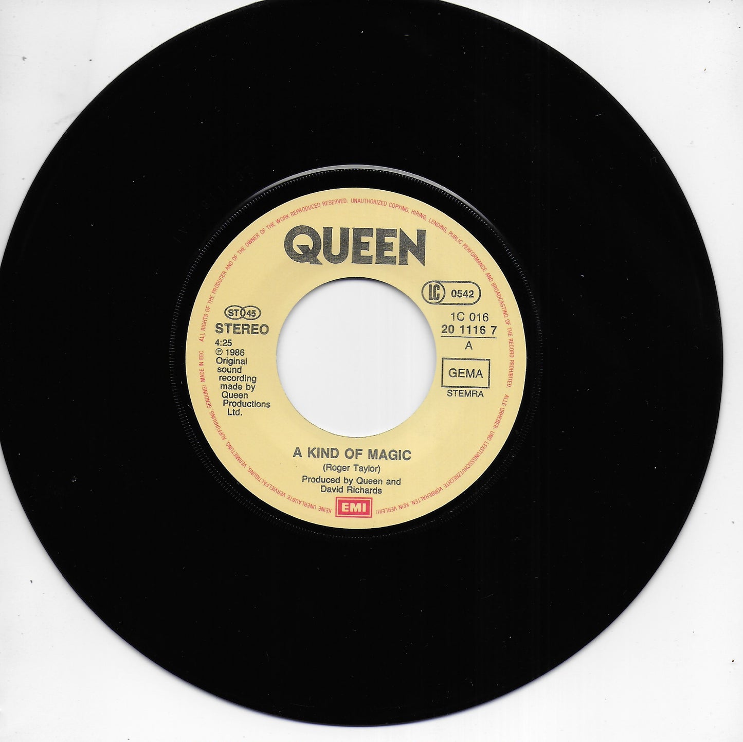 Queen - A kind of magic (Duitse uitgave)