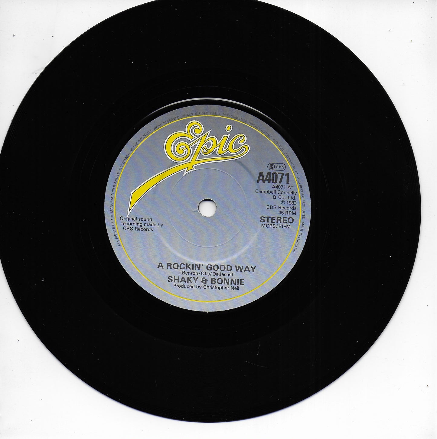 Shakin' Stevens & Bonnie Tyler - A rockin' good way (Engelse uitgave)