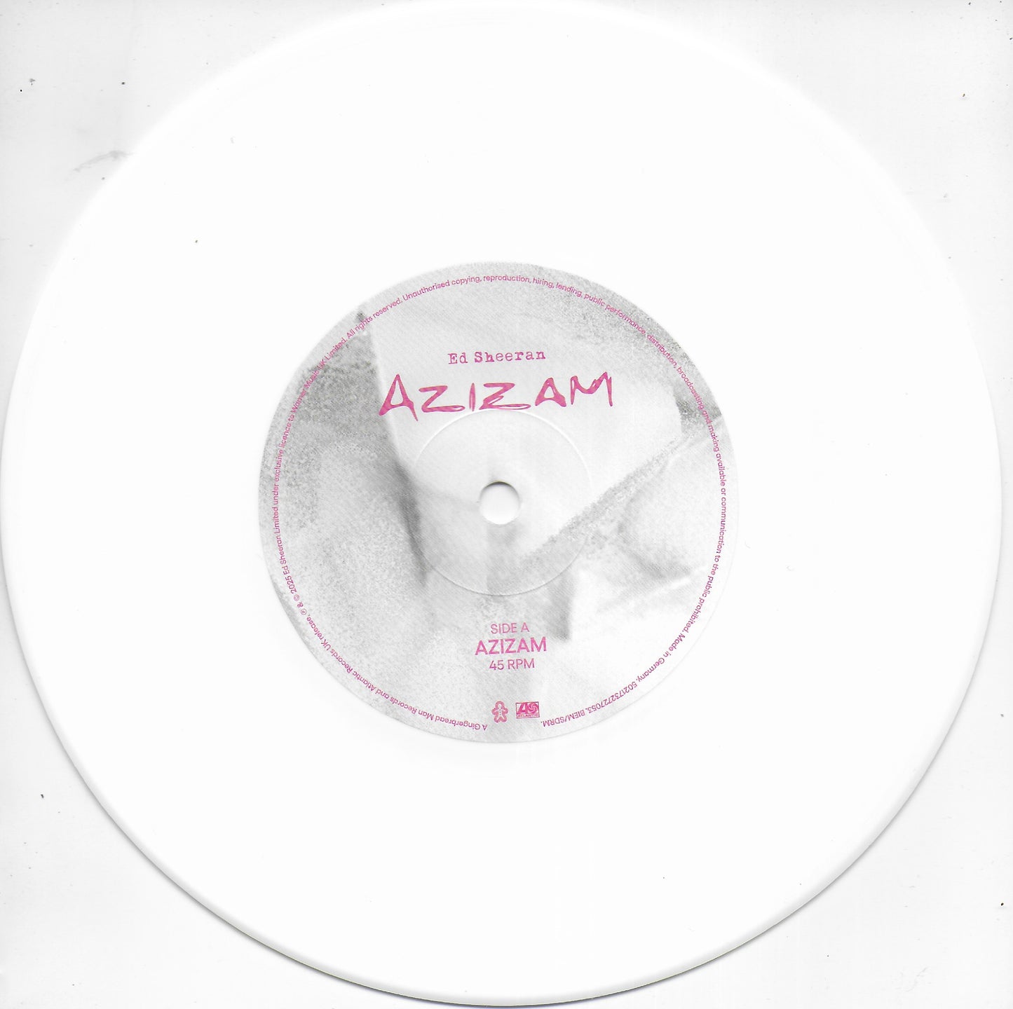 Ed Sheeran - Azizam (White vinyl)