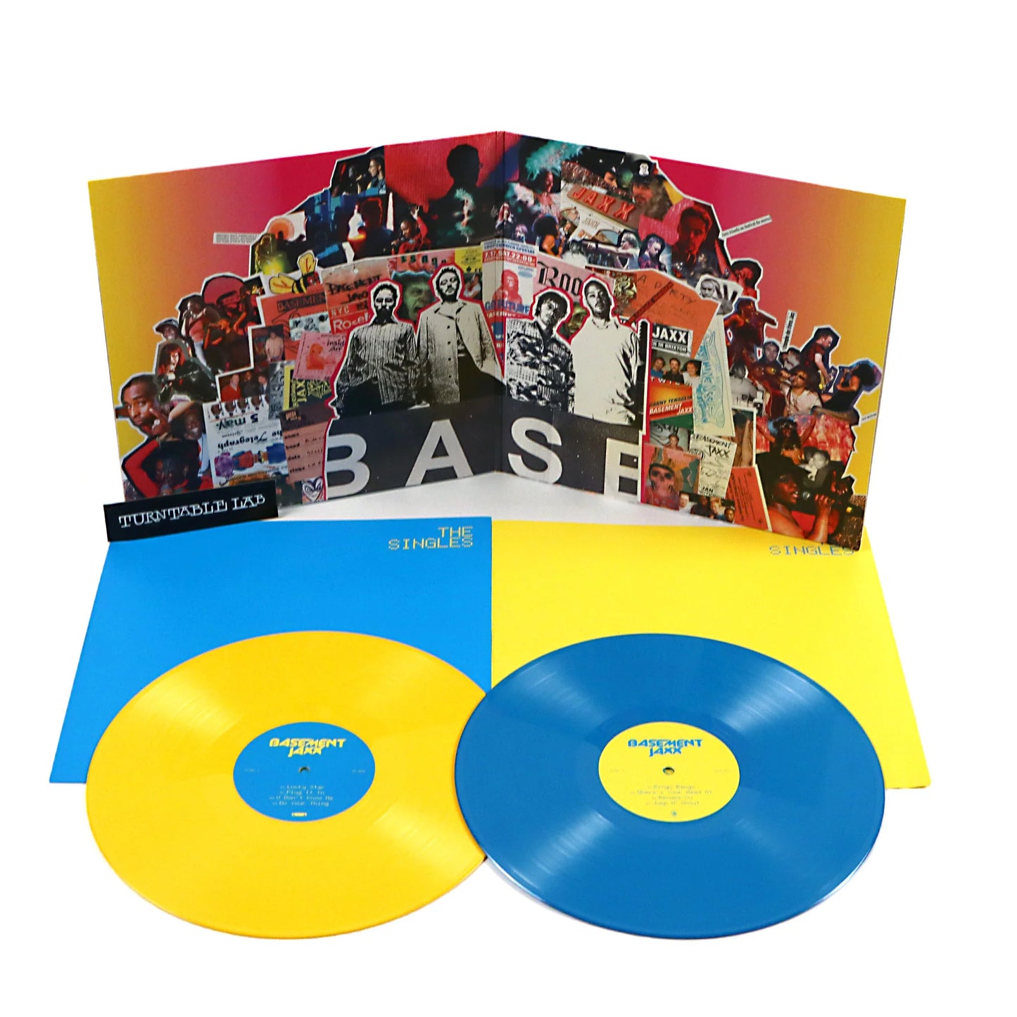 Basement Jaxx - The Singles (Blue & yellow vinyl) (2LP)
