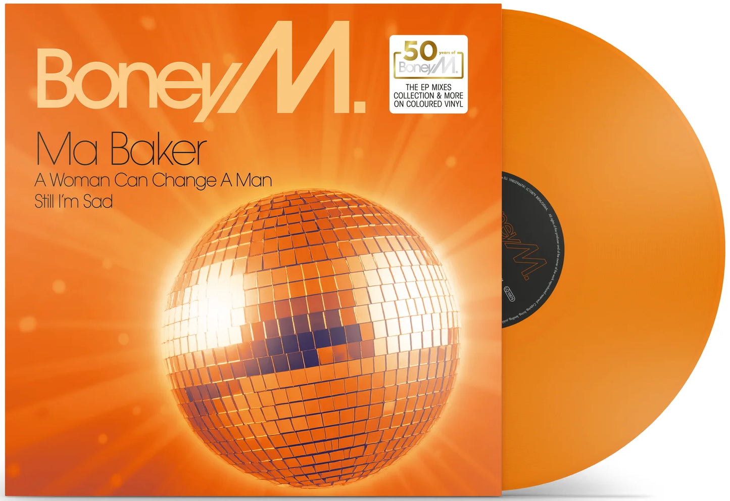 Boney M. - Ma Baker (Orange vinyl) (12" Maxi Single)