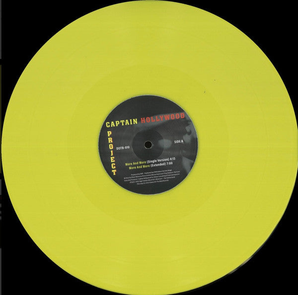 Captain Hollywood Project - More and more (Yellow vinyl) (12" Maxi Single)