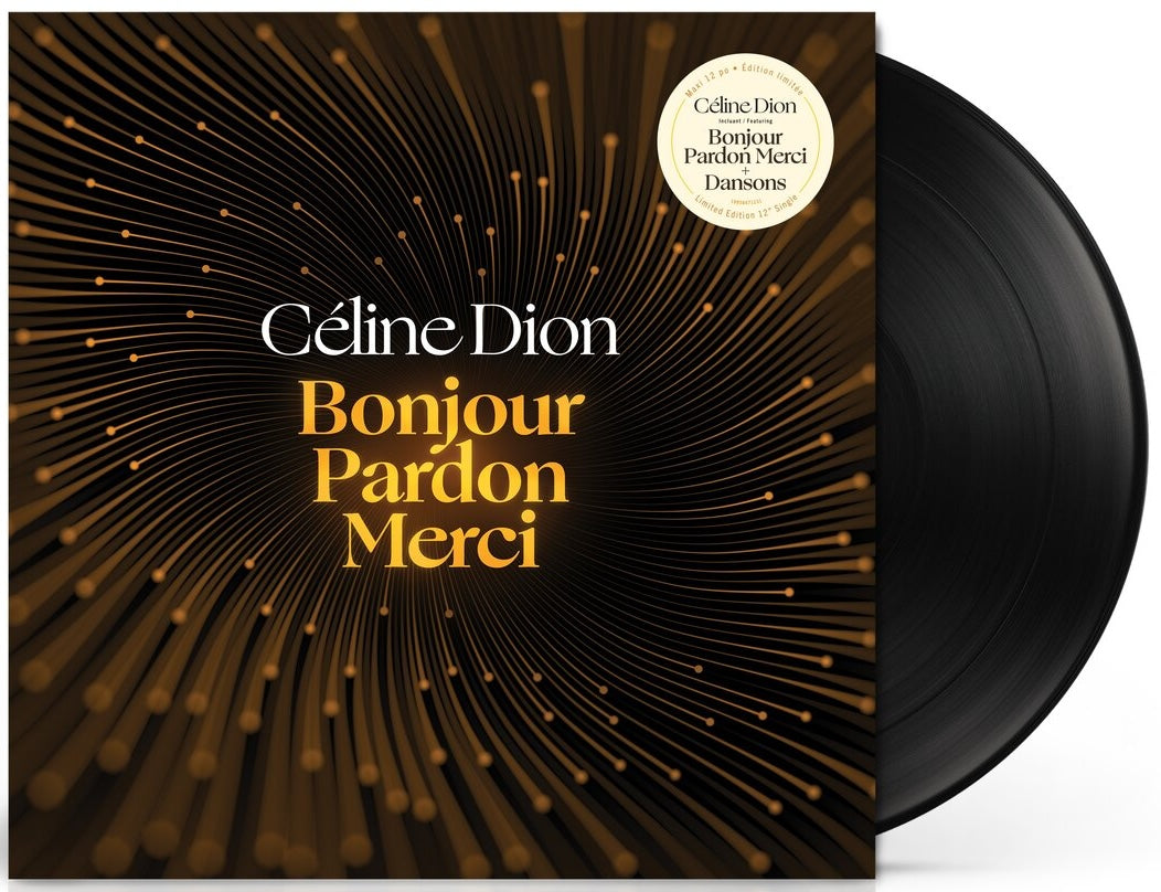 Céline Dion - Bonjour Pardon Merci (12" Maxi Single)