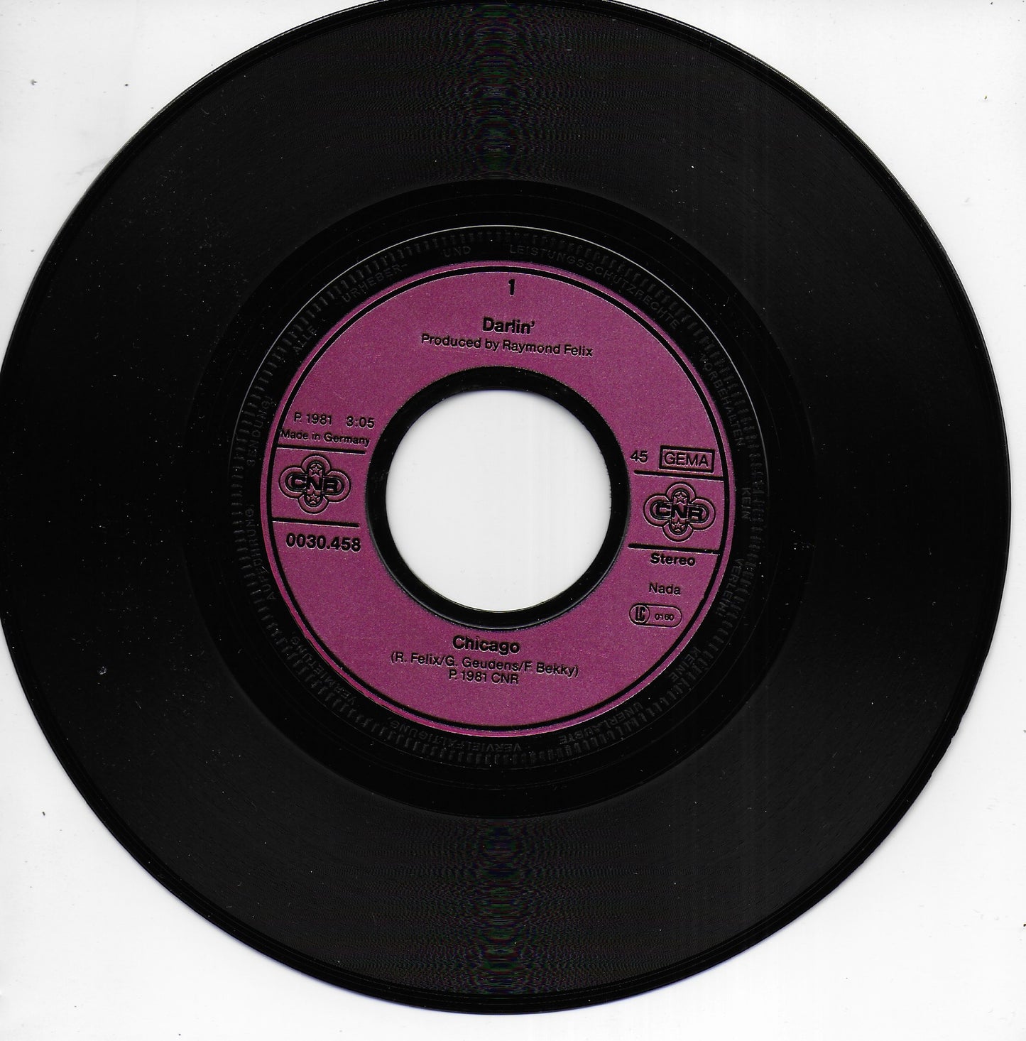 Darlin' - Chicago (Duitse uitgave)