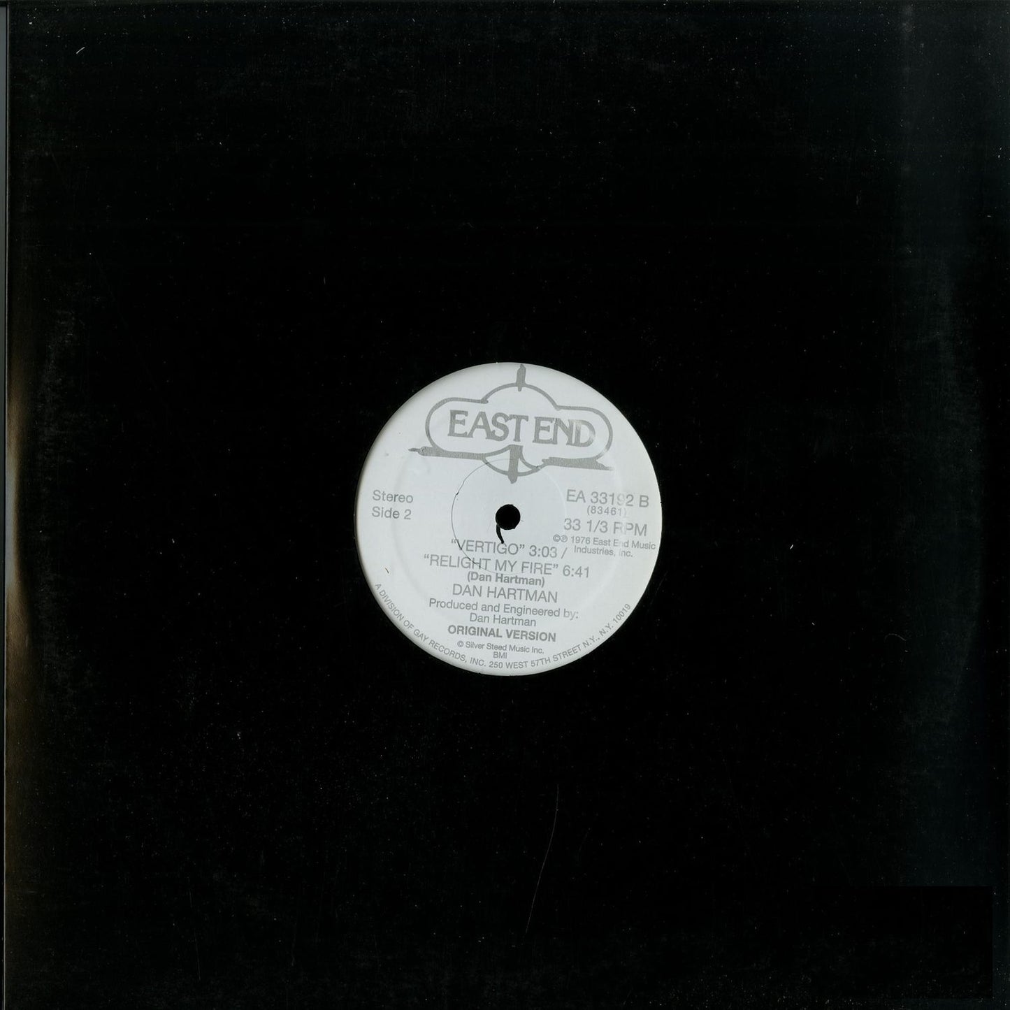 Dan Hartman - Relight my fire (12" Maxi Single)