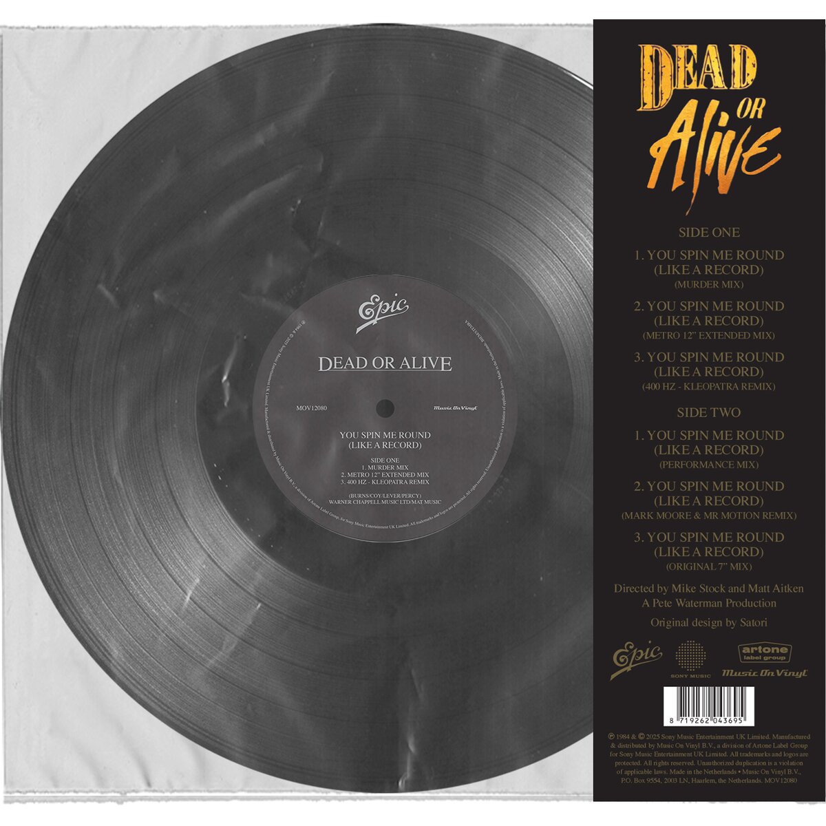 Dead Or Alive - You spin me round (like a record) (40th Anniversary) (12" Maxi Single)