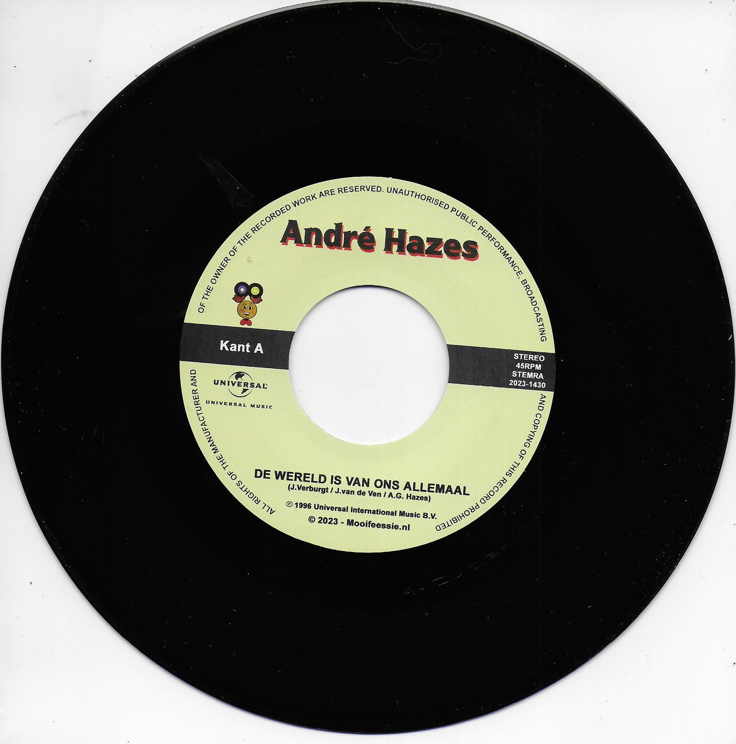 André Hazes - De wereld is van ons allemaal