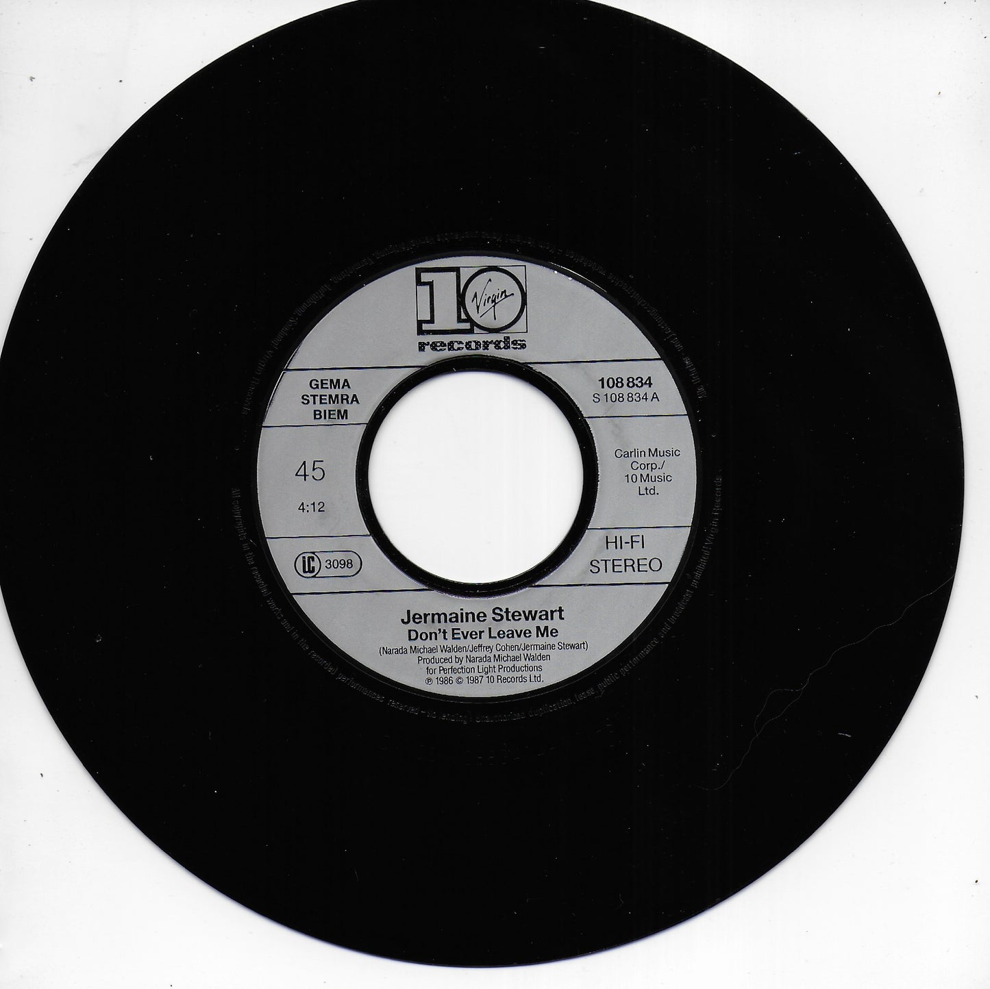 Jermaine Stewart - Don't ever leave me