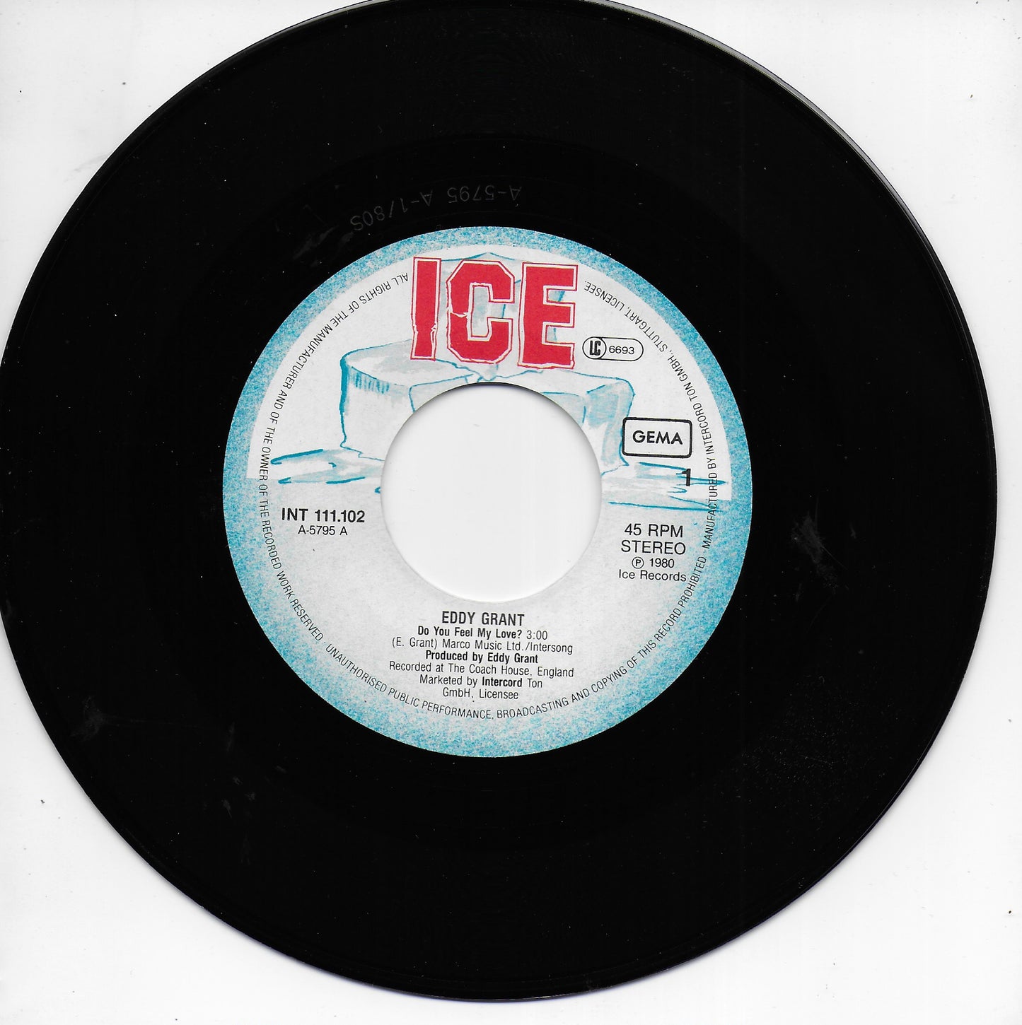 Eddy Grant - Do you feel my love (Duitse uitgave)
