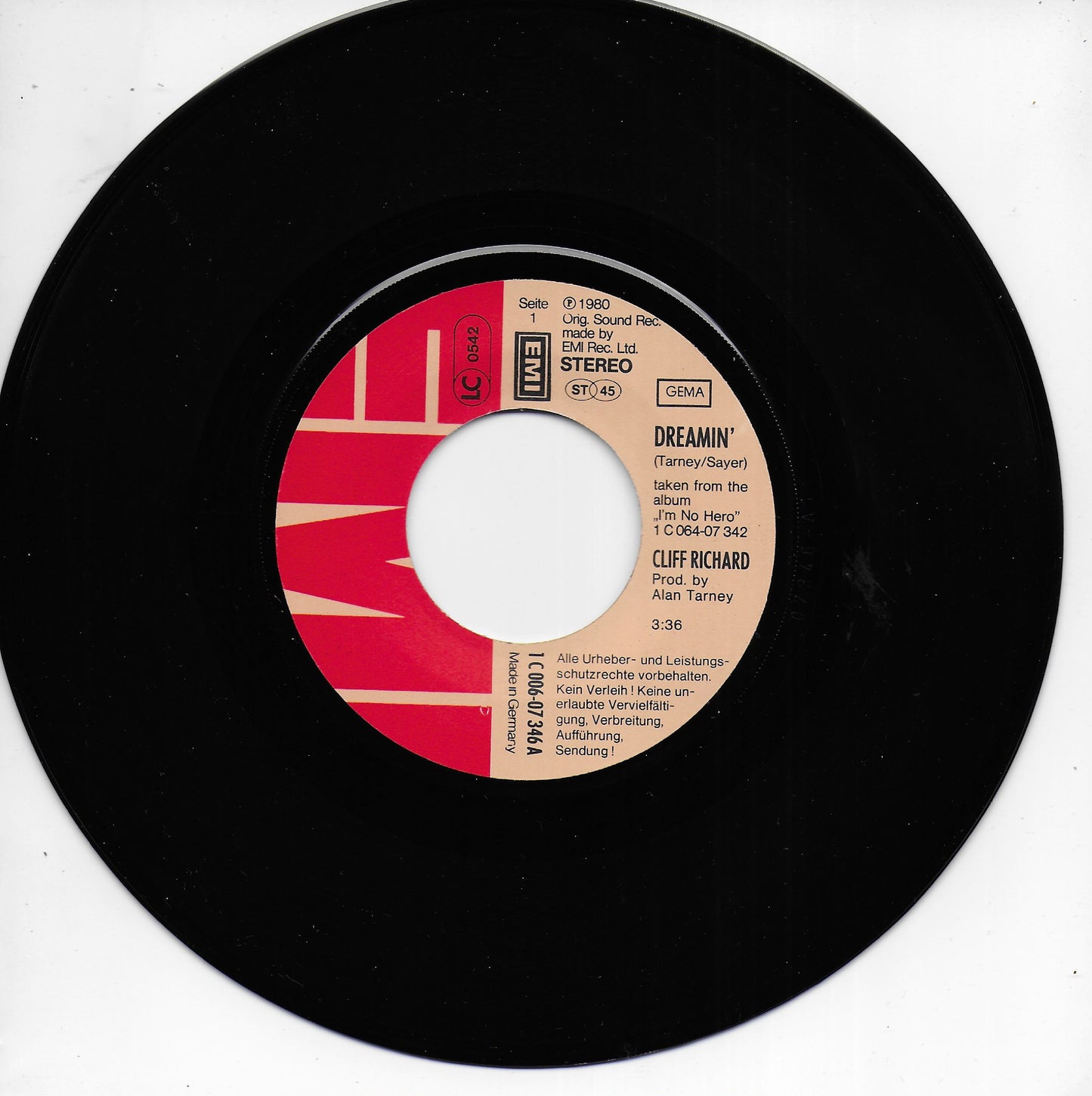 Cliff Richard - Dreamin' (Duitse uitgave)