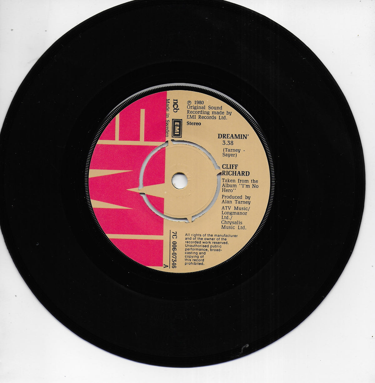 Cliff Richard - Dreamin' (Zweedse uitgave)