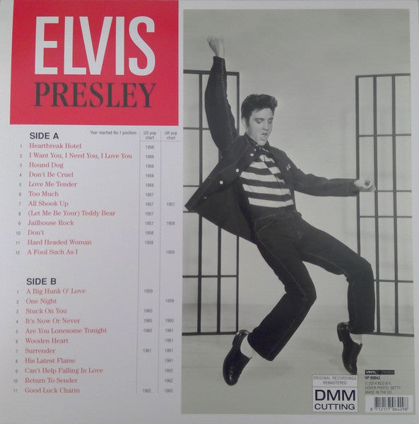 Elvis Presley Number One Hits (LP) Vinyl On 45