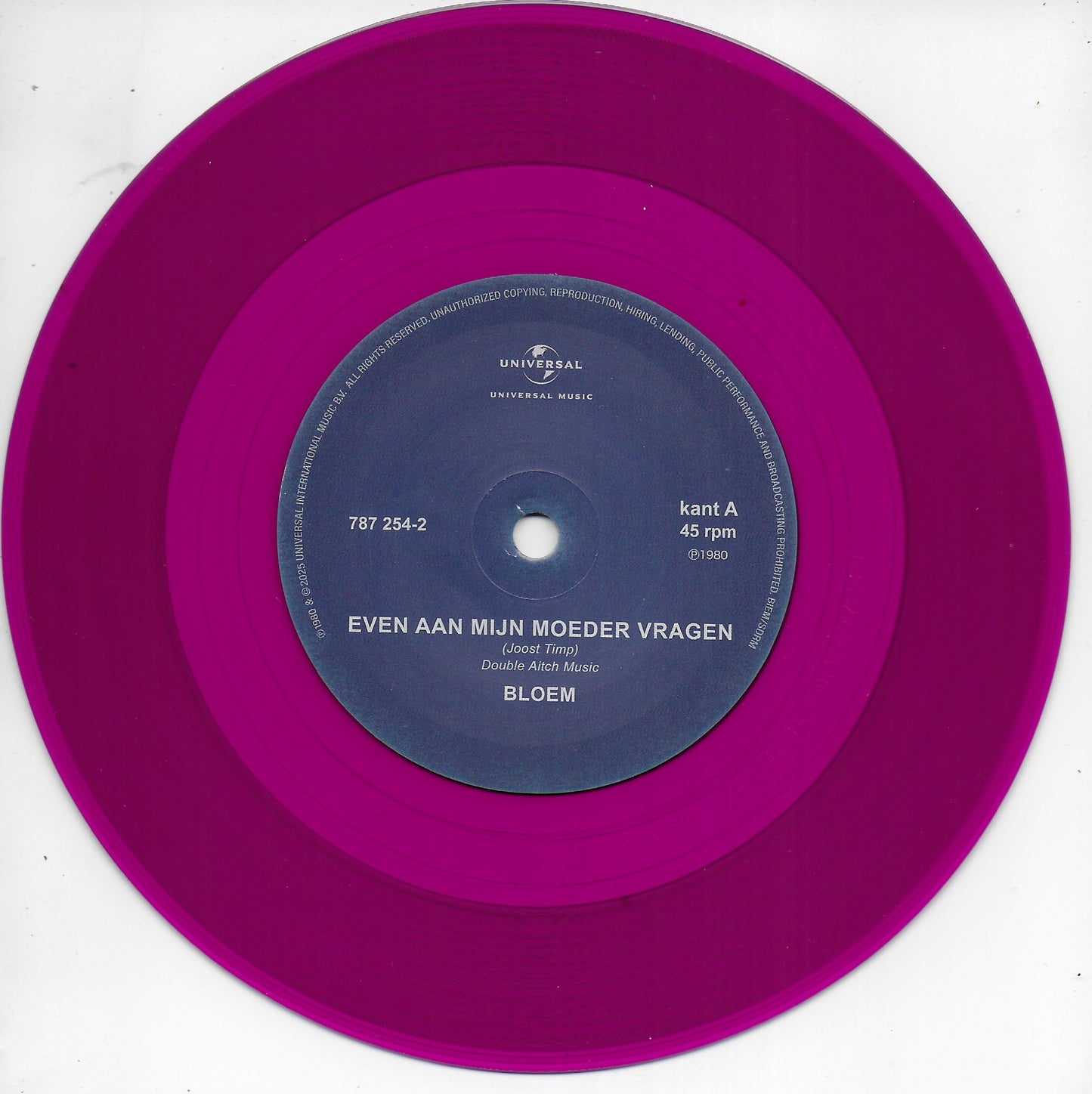 Bloem - Even aan mijn moeder vragen (RSD 2025, purple vinyl)