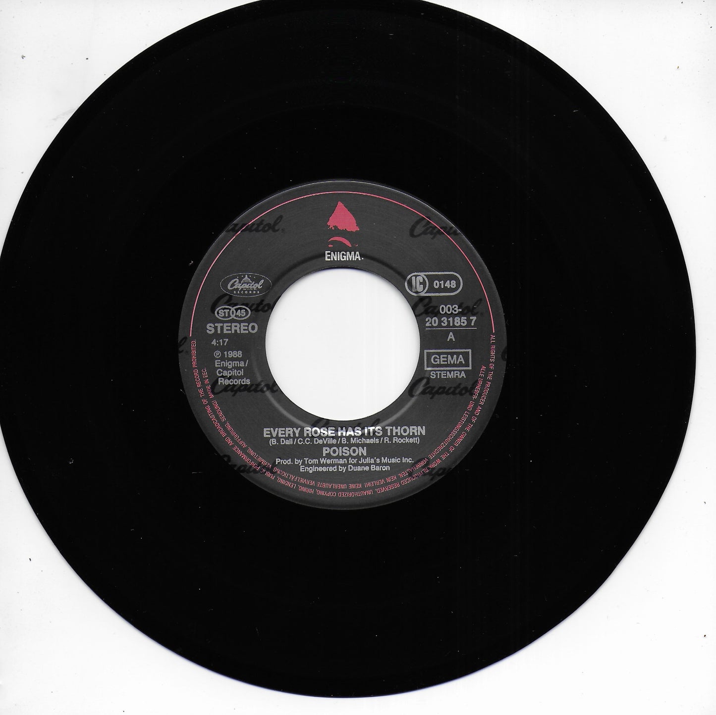 Poison - Every rose has its thorn (Duitse uitgave)
