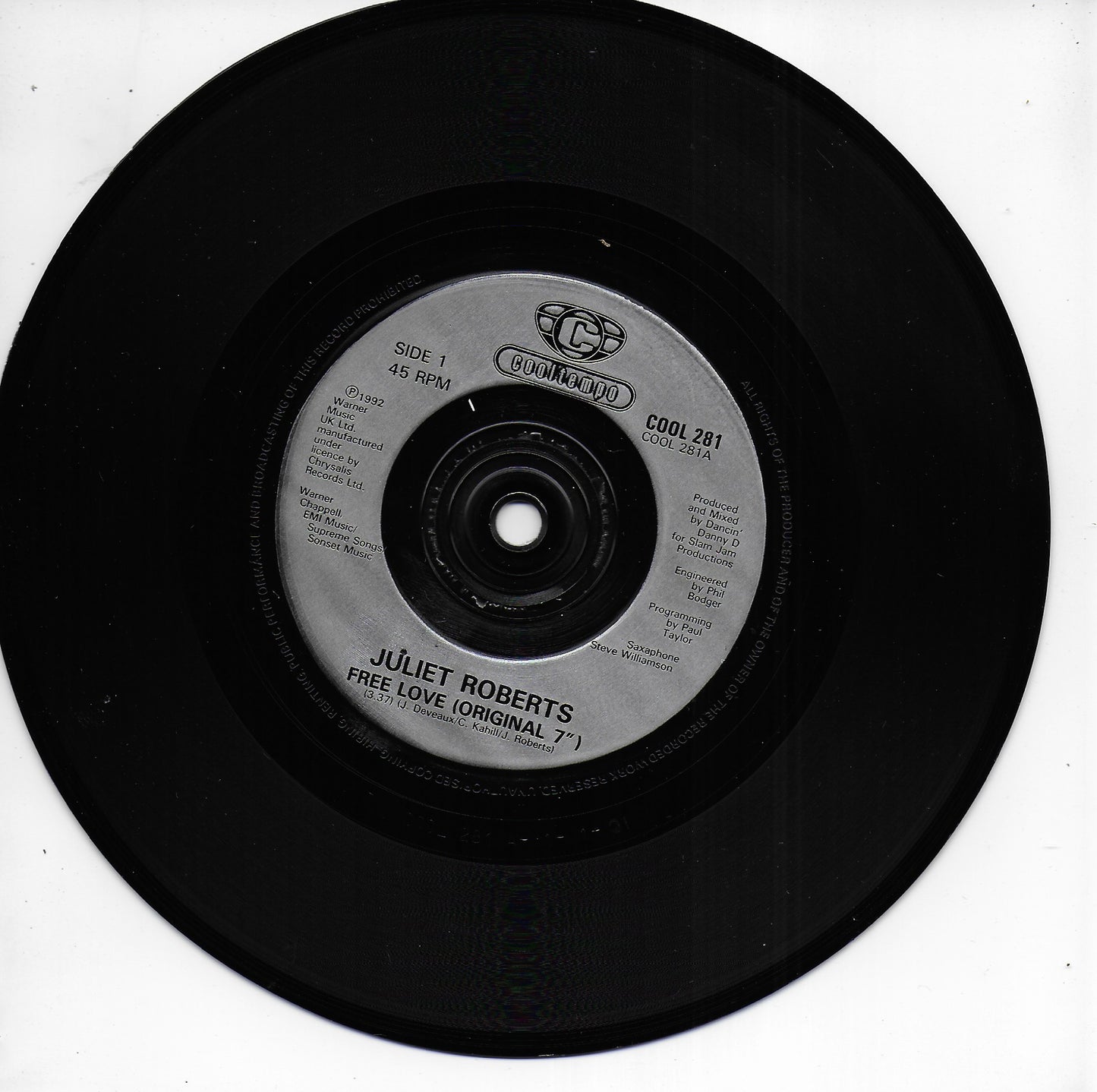 Juliet Roberts - Free love (Engelse uitgave)