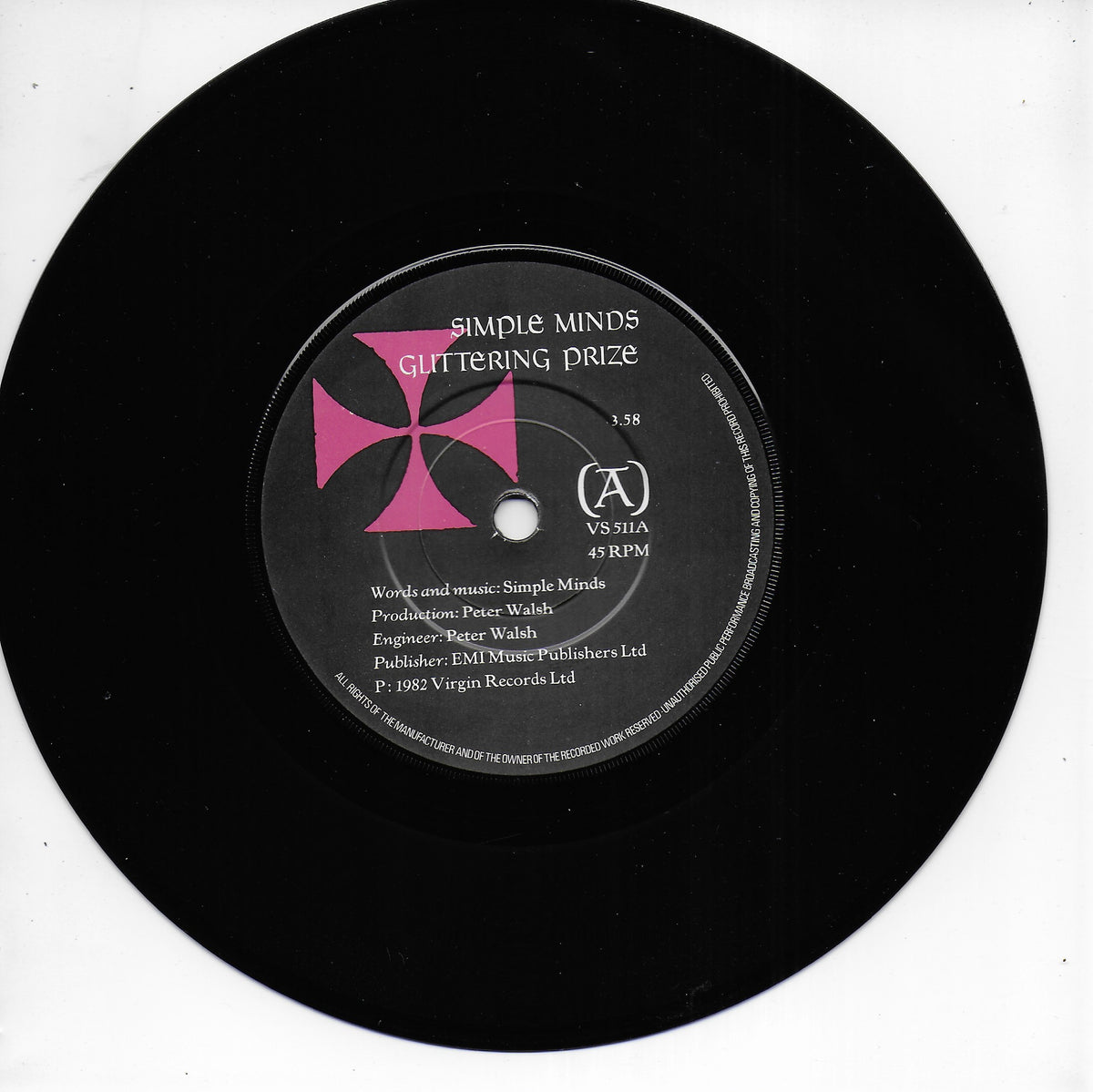 Simple Minds - Glittering prize (Engelse uitgave)
