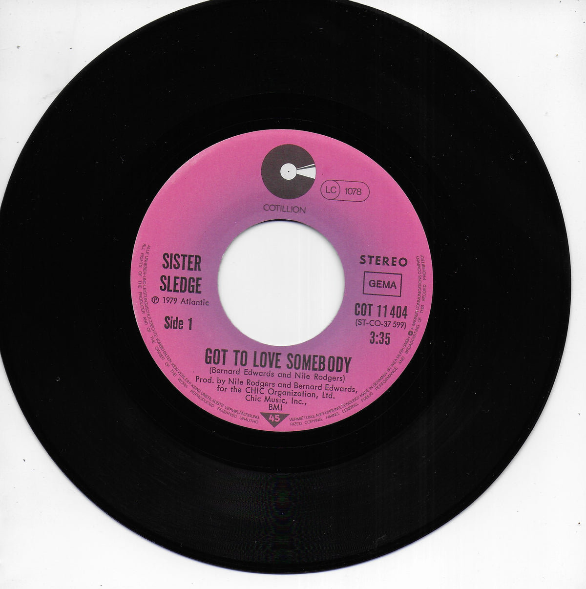 Sister Sledge - Got to love somebody (Duitse uitgave)