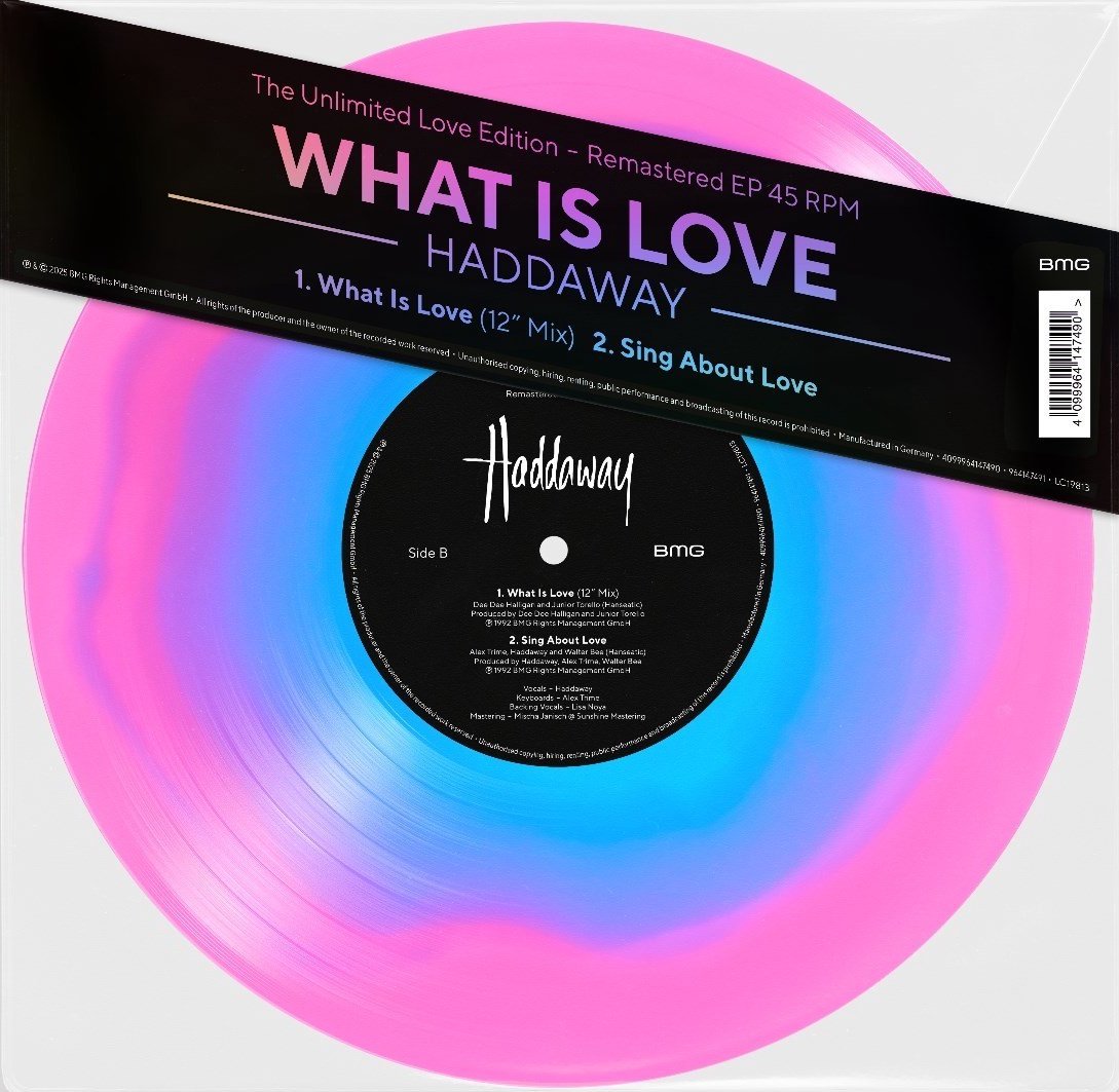 Haddaway - What is love (The unlimited love edition, coloured vinyl) (10" vinyl)