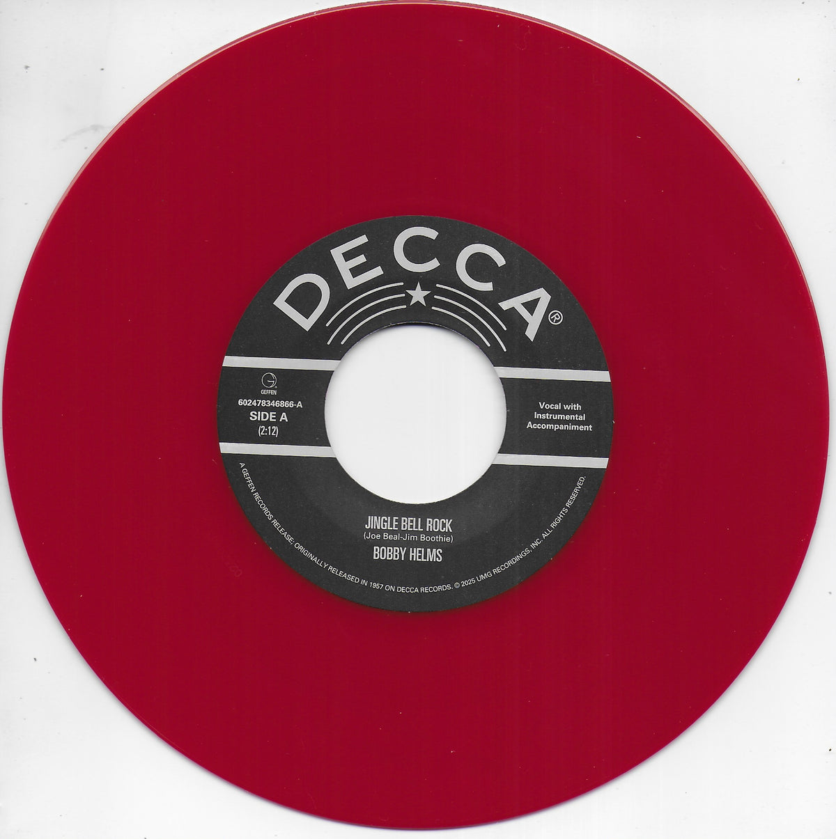 Bobby Helms - Jingle bell rock (Red vinyl)