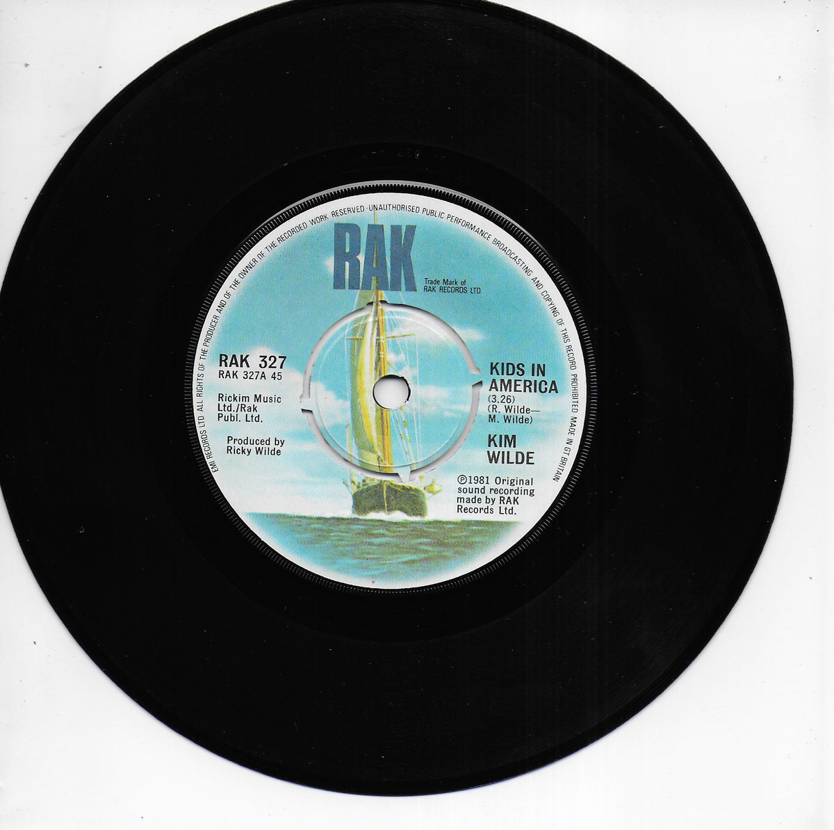 Kim Wilde - Kids in America (Engelse uitgave)