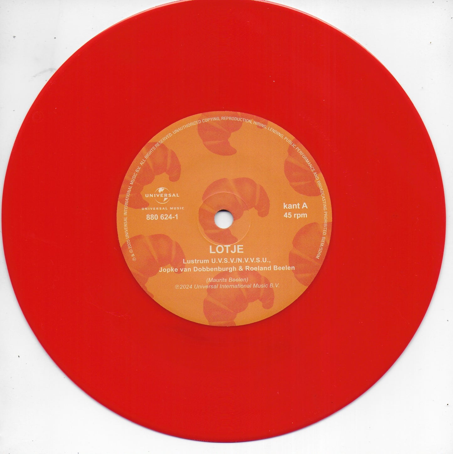 Lustrum U.V.S.V./N.V.V.S.U. & Jopke van Dobbenburgh & Roeland Beelen - Lotje (RSD 2025, orange vinyl)