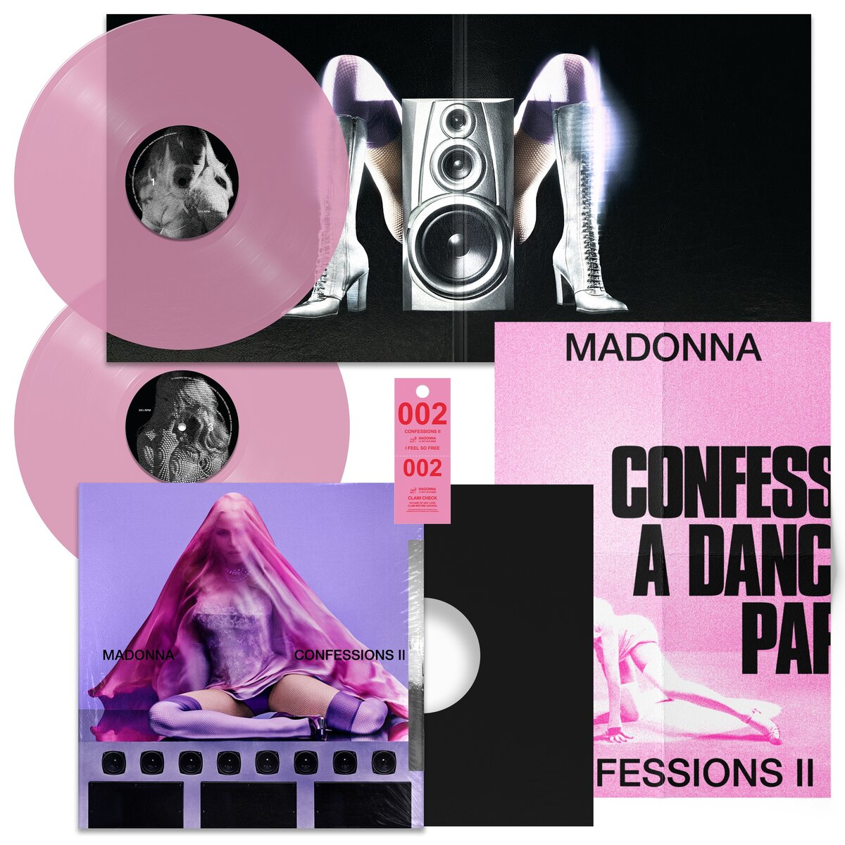 Madonna - Confessions II (Limited translucent pink vinyl) (2LP)