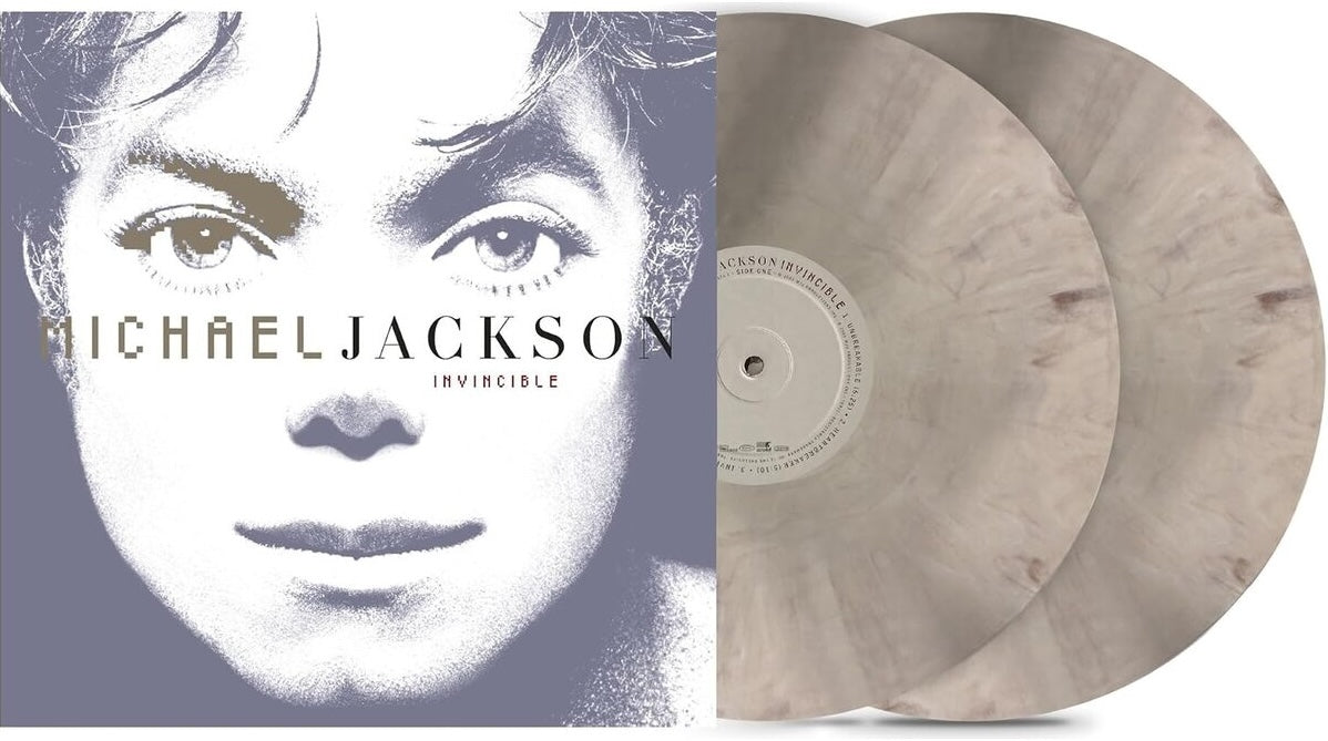 Michael Jackson - Invincible (Marbled stone grey vinyl (2LP)
