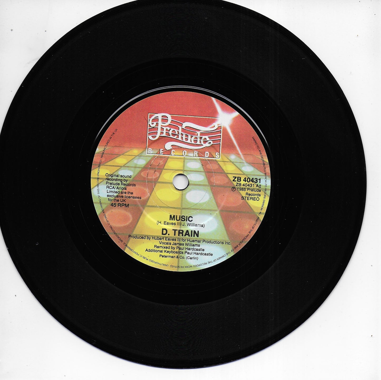 D-Train - Music (Remixed by Paul Hardcastle) (Engelse uitgave)