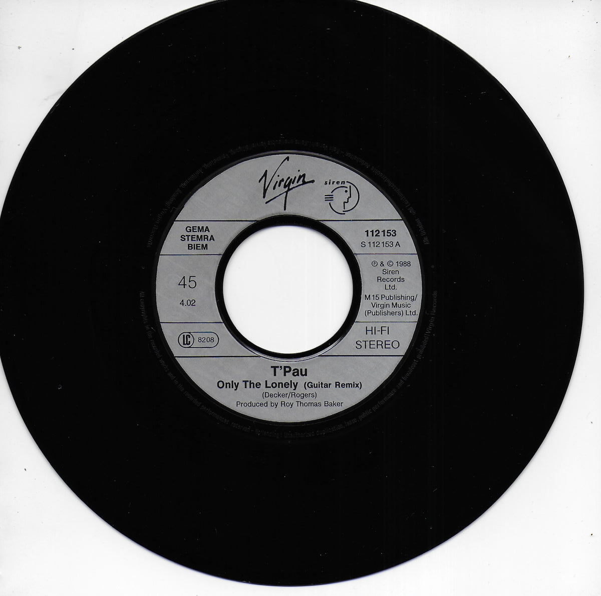 T'Pau - Only the lonely