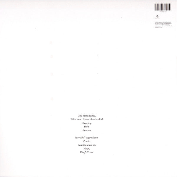Pet Shop Boys - Actually (LP)