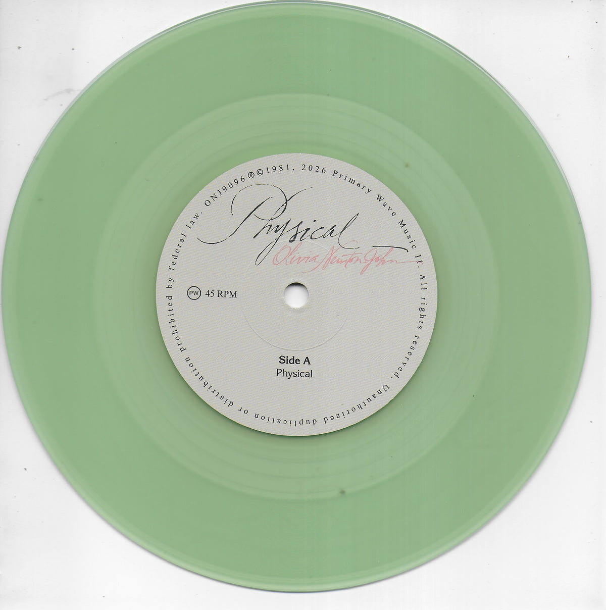 Olivia Newton-John - Physical (45th Anniversary, coke bottle clear vinyl)