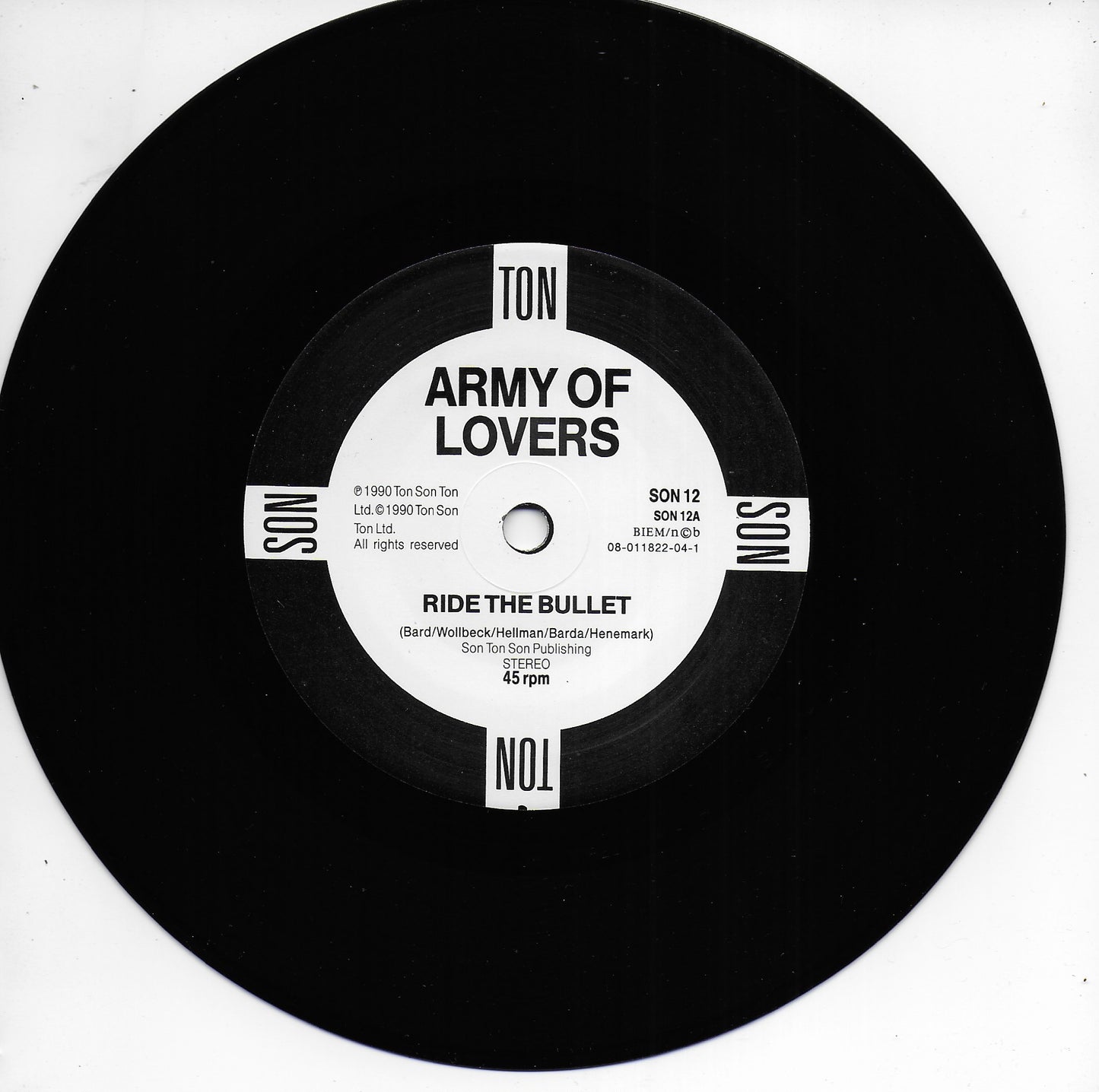 Army of Lovers - Ride the bullet (Zweedse uitgave)