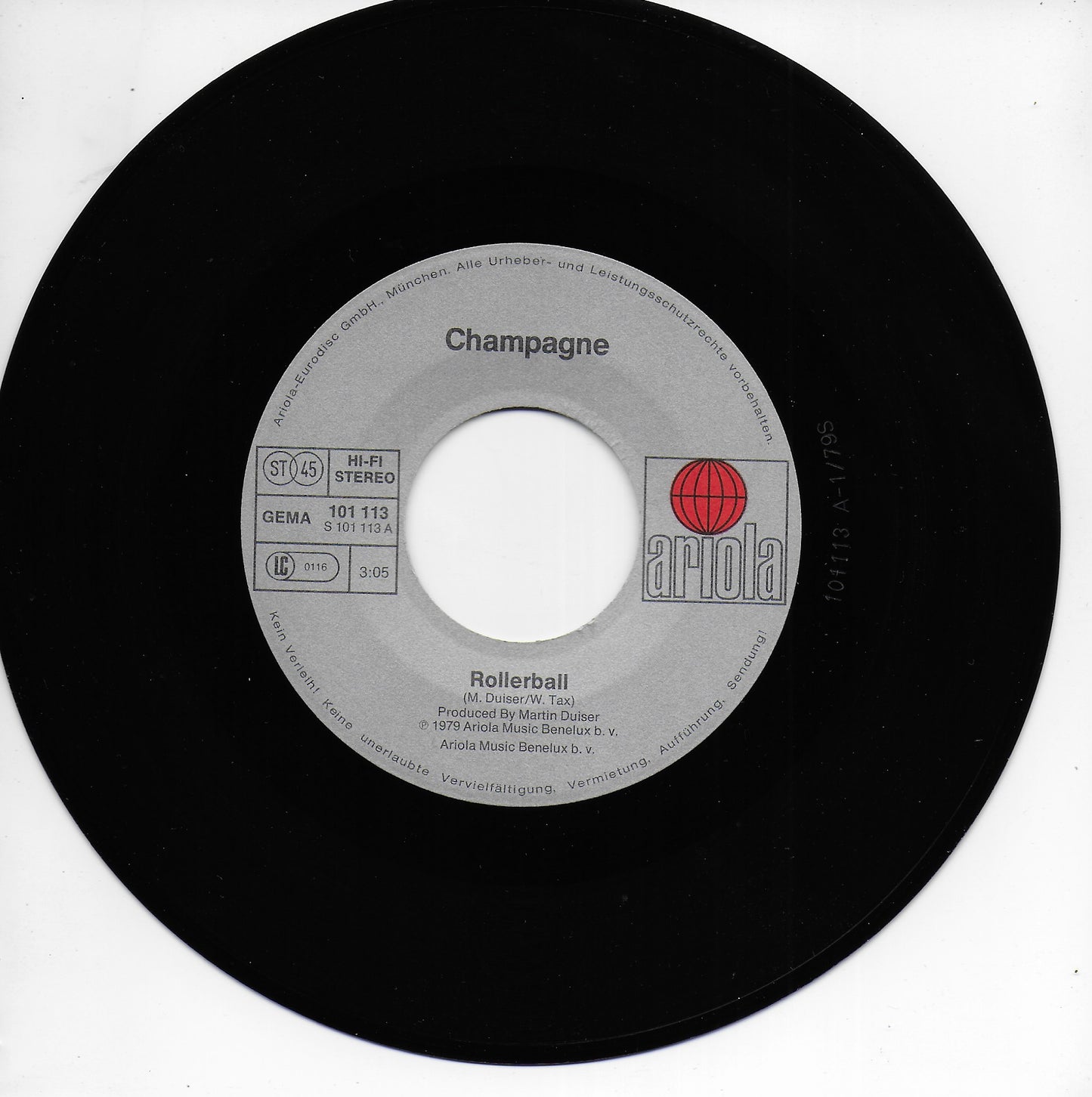 Champagne - Rollerball (Duitse uitgave)