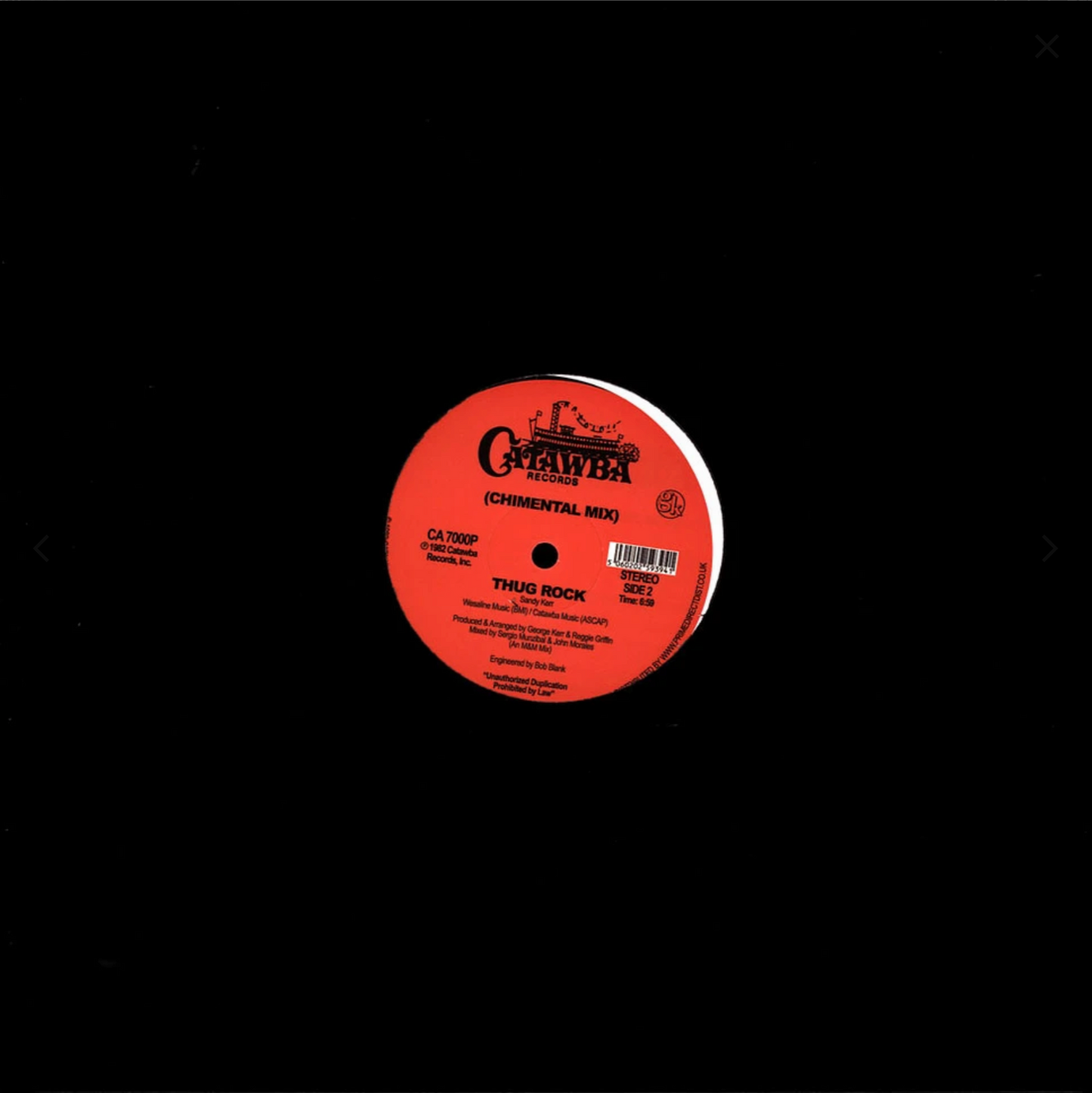 Sandy Kerr - Thug rock (12" Maxi Single)