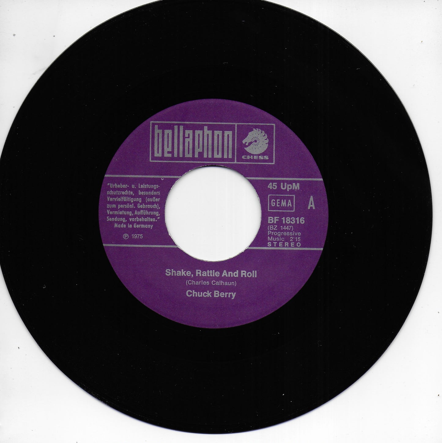 Chuck Berry - Shake, rattle and roll (Duitse uitgave)