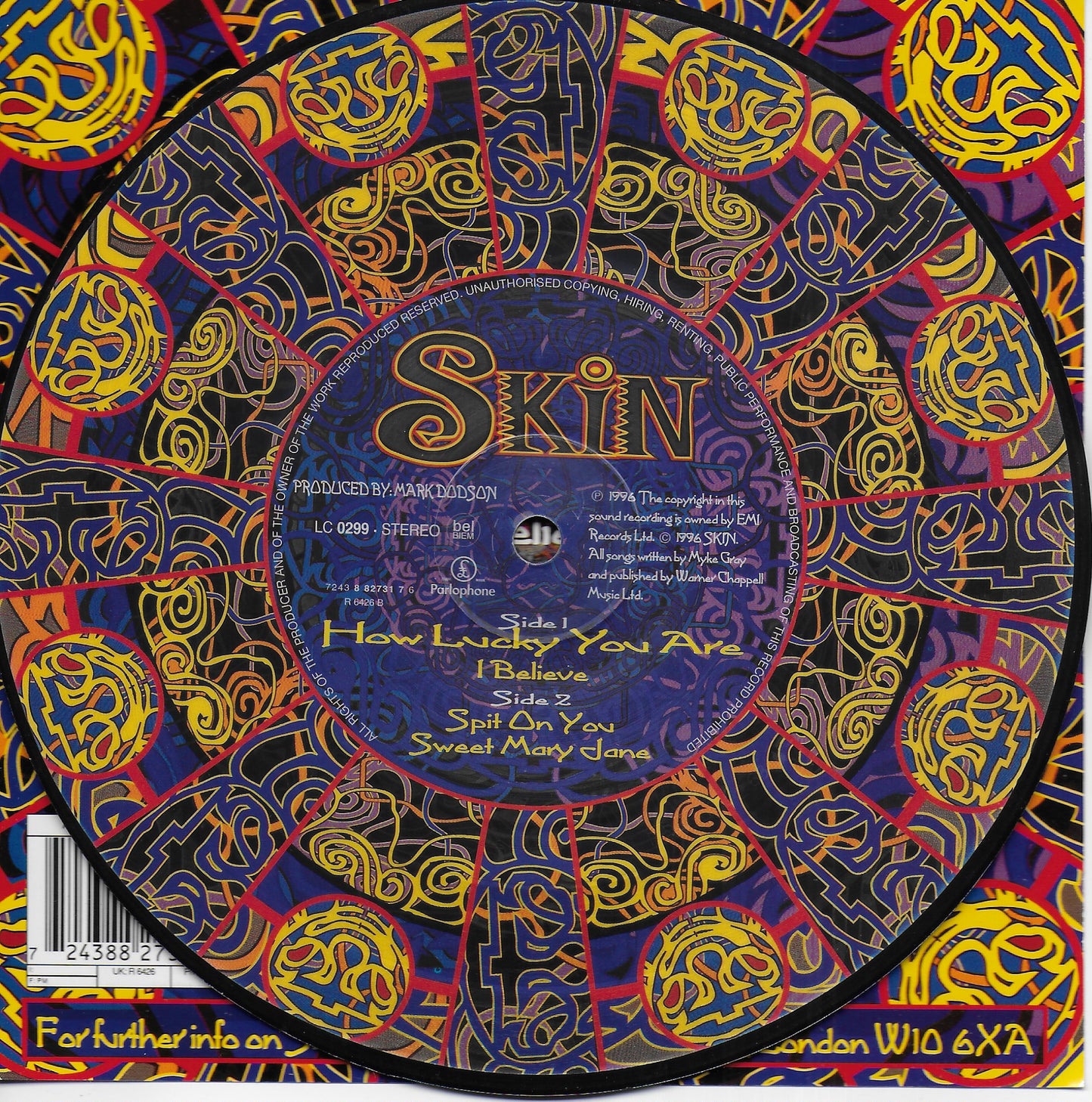 Skin - How lucky you are (Picture disc)