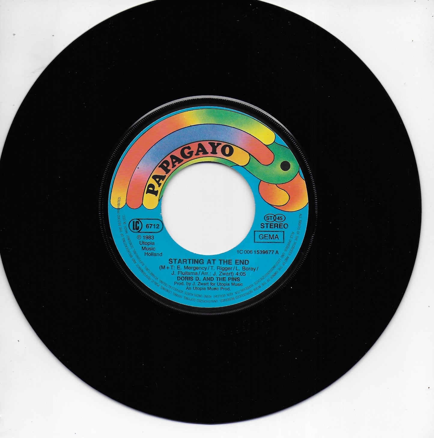 Doris D and the Pins - Starting at the end (Duitse uitgave)