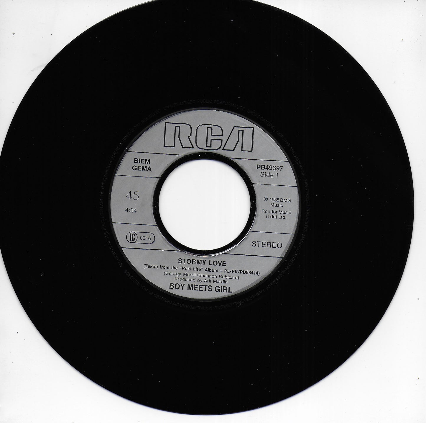 Boy Meets Girl - Stormy love