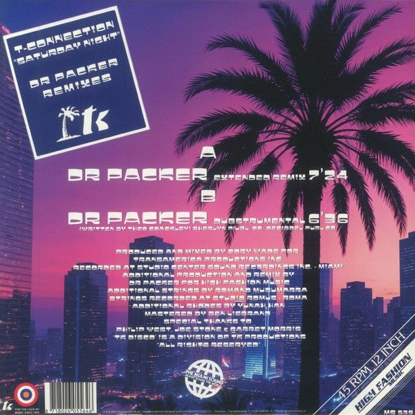 T-Connection - Saturday night (Dr. Packer remixes) (12" Maxi Single)