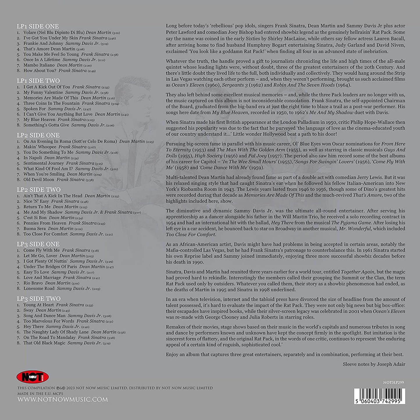 The Rat Pack - The Platinum Collection (Cool white vinyl) (3LP)