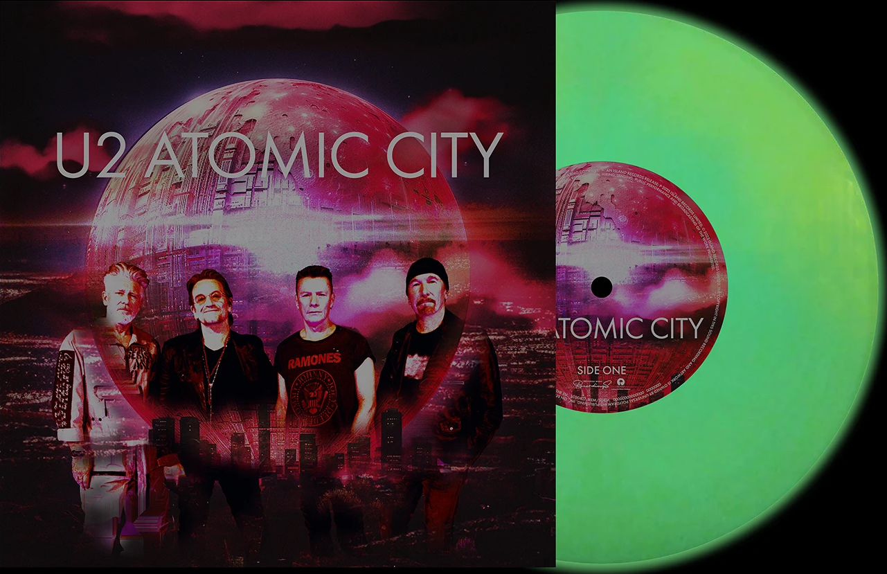 U2 - Atomic city (Limited edition, photoluminescent transparent vinyl)