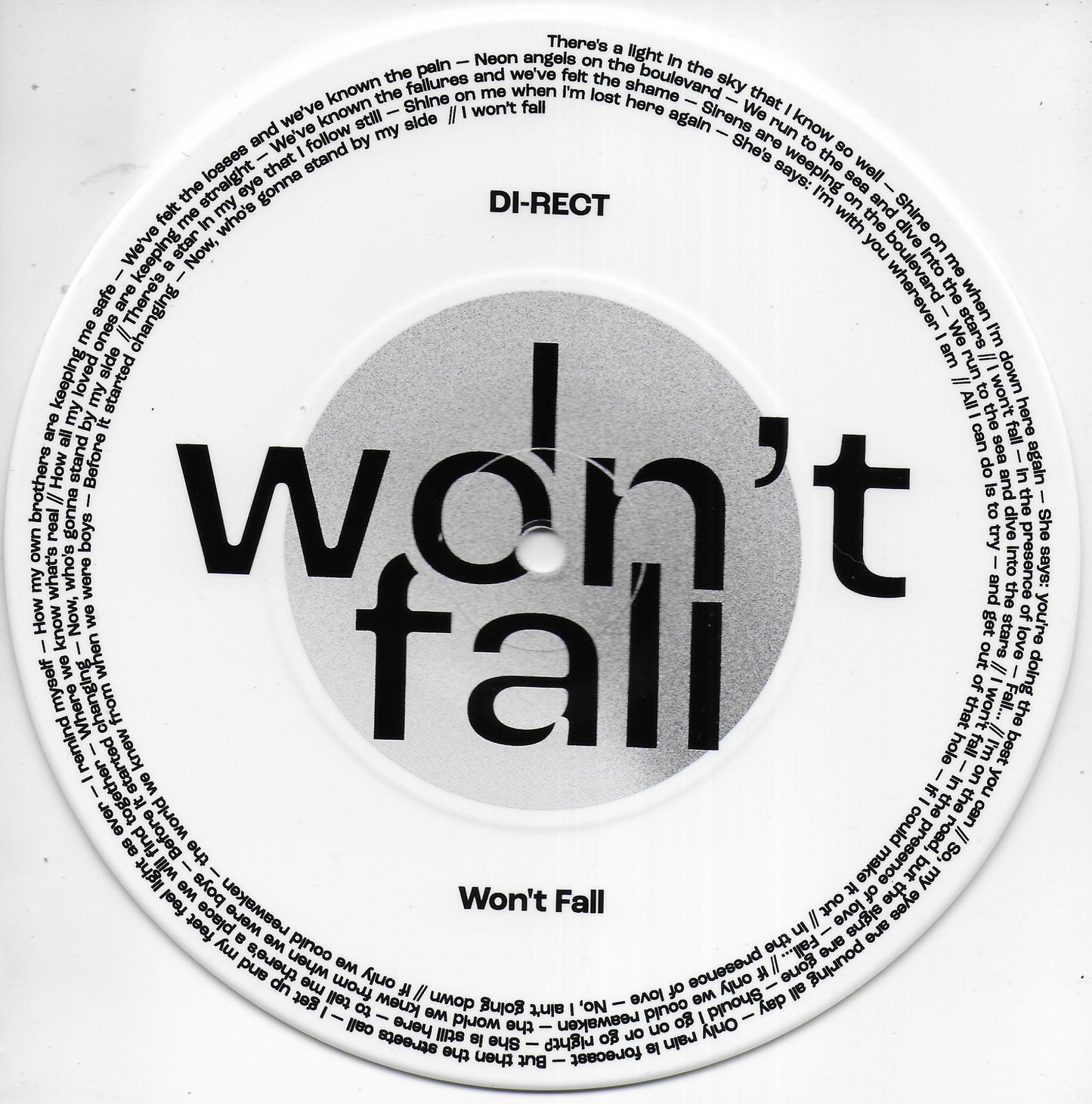 Di-Rect - Won't fall (White vinyl)
