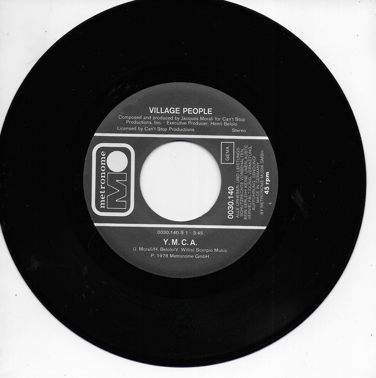 Village People - Y.M.C.A. (Duitse uitgave)