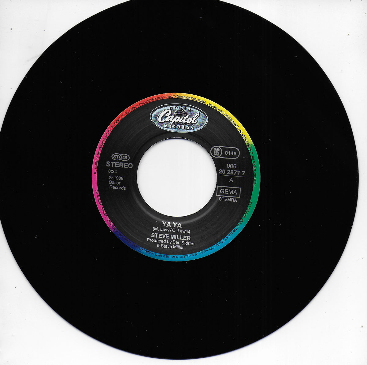 Steve Miller - Ya Ya