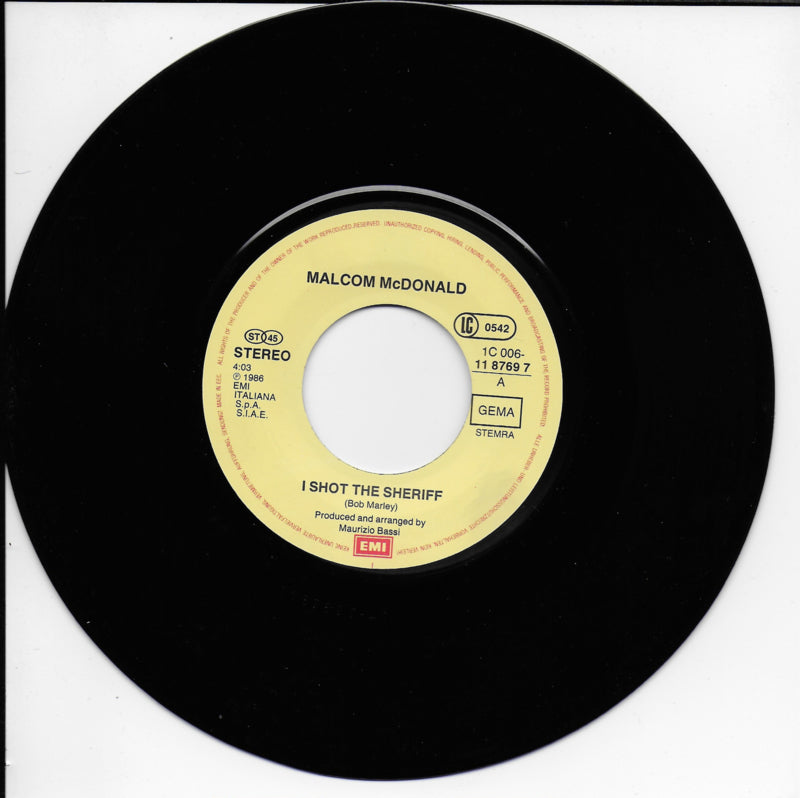 Malcolm McDonald - I shot the Sheriff