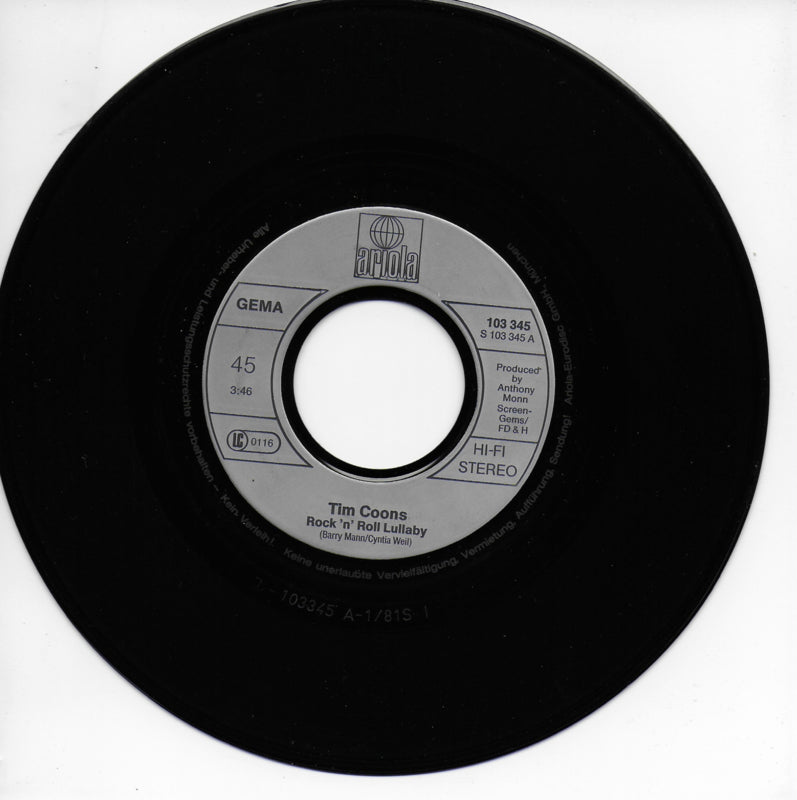 Tim Coons - Rock 'n' roll lullaby