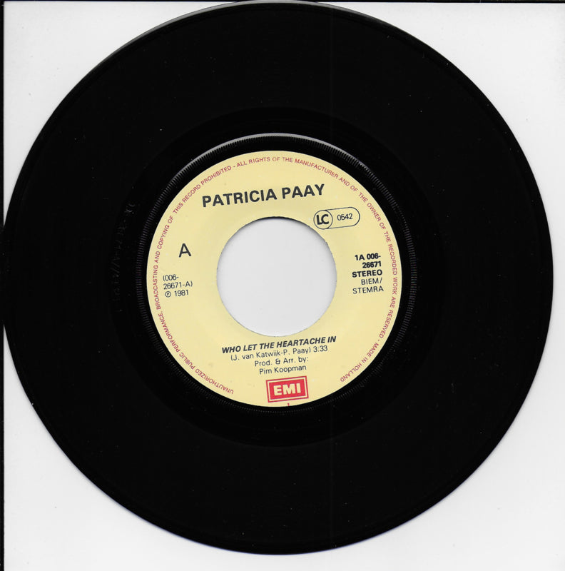 Patricia Paay - Who let the heartache in